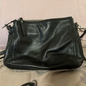 Elegant Black Crossbody Bag by L&S
